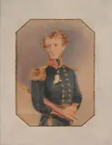 A midshipman Watercolour Indistinctly by William Buckler, 1842, Watercolour Indistinctly signed and dated, sold Oct 2017