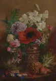 The Legion of Honour Oil on canvas Signed and dated 1866, lower left, titled to label affixed to stretcher, verso 72 x 49cm (28 1/4 x 19 1/4in.) by George Harlow White, 1866, Oil on canvas, sold Aug 2017