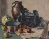Le Choux Oil on canvas Signed, lower right 81 x 100cm (31 7/8 x 39 3/8in.) Exhibited: Société des Artistes Français, 1944 (label affixed, verso) by Jules E. J. Stéélandt, Oil on canvas, sold Aug 2017