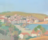 Franz Fischerdorf Oil on board 32.5 x 38.5cm (12 3/4 x 15 1/4in.) Provenance: with Gallery Munsteberg, Basel Paul Basilius Barth was born in Basel, 1881 by Paul Basilius Barth, Oil on board, sold Aug 2017