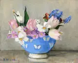 Still Life Oil by Emily Beatrice Bland, Oil on panel, sold Aug 2017