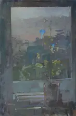Morning Glory by Frederick Cuming, Oil on board, sold Aug 2017