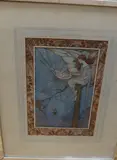 Fairy with baby cradled in a spider's web by Dorothy Fitchew, watercolour, sold Nov 2020
