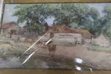 Milton Street, near Alfriston by William Rainey, watercolor, sold Nov 2020