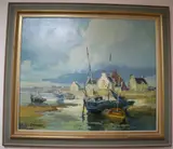 Lechiagat by Louis Fournet, oil on canvas, sold Nov 2020