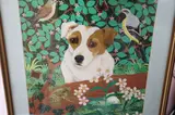 Teddy by Sylvia Emmons, gouache, sold Nov 2020
