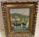 Tavoletta by Mario R. Allegretti, oil on panel, sold Oct 2020