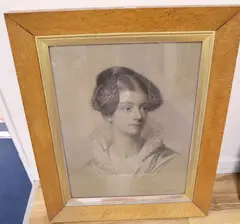 Colour chalks by Francis William Wilkin, 1835, drawing, sold Oct 2020