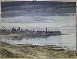 Morning after a storm near Elgin by Robert Morley, oil on canvas, sold Oct 2020
