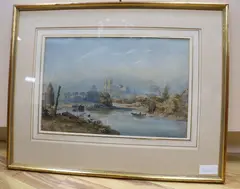 View of Beverley Minster by John Varley, 1830, watercolour, sold Oct 2020