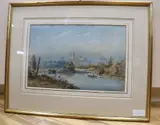 View of Beverley Minster by John Varley, 1830, watercolour, sold Oct 2020