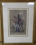 Study of 18th century soldiers by Richard Simkin, gouache and watercolour, sold Oct 2020