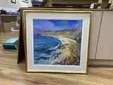 On Sennon Beach by Jeffrey Pratt, oil on board, sold Oct 2020