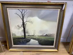Cloudbreak by Michael Morris, oil on canvas, sold Oct 2020