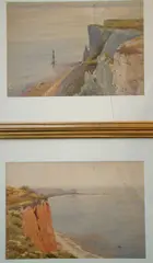 Untitled by Stanley Inchbold, watercolor, sold Oct 2020