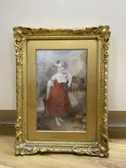 Connemara Kelp Gatherer by Samuel Lover, 1834, watercolour, sold Oct 2020