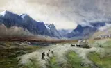 Untitled by Henry Andrew Harper, 1883, watercolour, sold Oct 2020