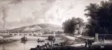 WatercolourView beside the River Seine at St Cloud by George W. Gent, 1825, watercolour, sold Oct 2020