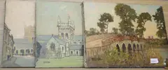 Dorset by Godwin Bennett, oil on canvas, sold Aug 2020