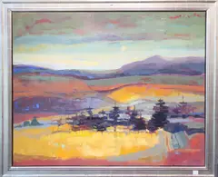 Out in Autumn by Kirsty Wither, 2006, oil on canvas, sold Aug 2020