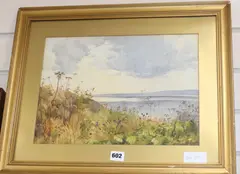 Thunder Clouds by Helen Colville, watercolour, sold Aug 2020