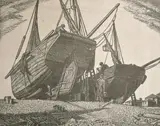 Primrose, Hastings, Port of Rye by Leslie Moffat Ward, print, sold Nov 2021
