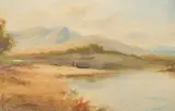 One of Innafullen Isle by N.B. James, oil on board, offered Nov 2021