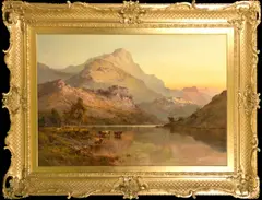 The Grampians by Alfred de Breanski, oil on canvas, sold Nov 2021