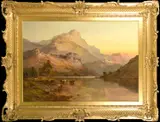 The Grampians by Alfred de Breanski, oil on canvas, sold Nov 2021