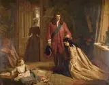 An Incident in the Life of Lady Mary Wortley Montague by William Powell Frith, 1872, oil on canvas, offered Nov 2021