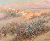 La Barca Blanca by Ricardo Cejudo Nogales, oil on canvas, offered Nov 2021