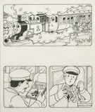 Thomas' No 482 'Story Train by Tim Marwood, drawing, offered Nov 2021