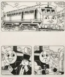 Thomas' No 473 'Lazy Daisy by Tim Marwood, drawing, offered Nov 2021