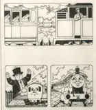Thomas' No 35 'Carriage Castaways by Tim Marwood, drawing, offered Nov 2021