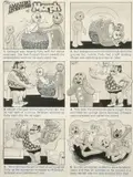 British, The Amazing Adventures of Morph, Dance exercises, Morph Ltd 1985 by Bill Mevin, drawing, offered Nov 2021