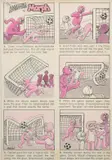 British, The Amazing Adventures of Morph, Goal, Morph Ltd 1983 by Bill Mevin, drawing, sold Nov 2021