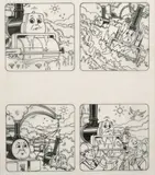 Thomas' No 470 'Stranded by Tim Marwood, drawing, offered Nov 2021