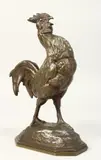 FRENCH A BRONZE STANDING COCKERAL on an octagonal base signed A by Anton Louis Barye, BRONZE, offered Nov 2021
