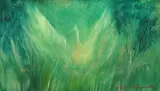 Australian, A mythical firebird by Wesley Penberthy, acrylic, sold Oct 2021