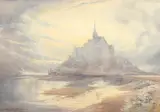 British, A view of Mont St by Thomas Walmsley Price, 1924, watercolour, sold Oct 2021