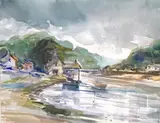 Untitled by Sidney Greenwood, Watercolour, sold Mar 2015