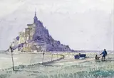 Mont St by Moffat Peter Lindner, Watercolour, offered Mar 2015