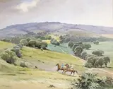 Cissbury Park by Charles William Taylor, Watercolour, sold Mar 2015