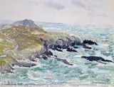 Crookhaven, Cork Signed, titled and dated 1966, also titled on artist’s label verso Pastel 26 x 24cm; 10¼ x 9½in by Mary Nicol Neil Armour, 1966, Pastel, sold Mar 2015