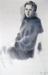 Untitled by Adrian George, Chalk, offered Mar 2015