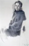 Untitled by Adrian George, Chalk, offered Mar 2015