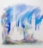 Before us rose the new Minster by Adrian George, drawing, offered Mar 2015