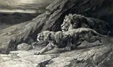 Raiders Signed in by Herbert Dicksee, Etching, published by Frost & Reed, sold Mar 2015