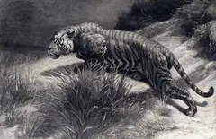 Startled Signed in pencil Etching, published by Frost & Reed, 1919 50 x 76cm; 19¾ x 30in (plate size) ++Staining, some scuffs and blemishes, some old foxing by Herbert Dicksee, Etching, published by Frost & Reed, sold Mar 2015