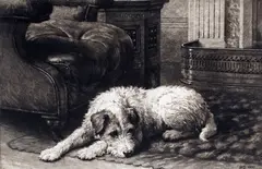 Untitled by Herbert Dicksee, 1910, Etching published by Frost & Reed, sold Mar 2015